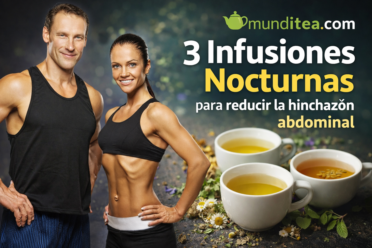 3 infusiones quemagrasas abdominales ideales para desinflamar el vientre mientras duermes 🌙