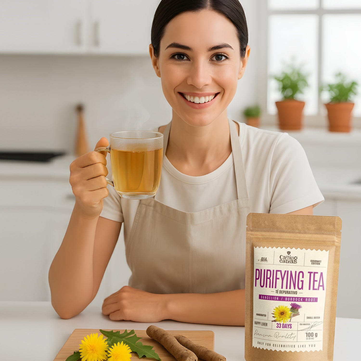 💚 Depuración hepática natural: cómo cuidar tu hígado con PURIFYING TEA Nº014 de diente de león y bardana