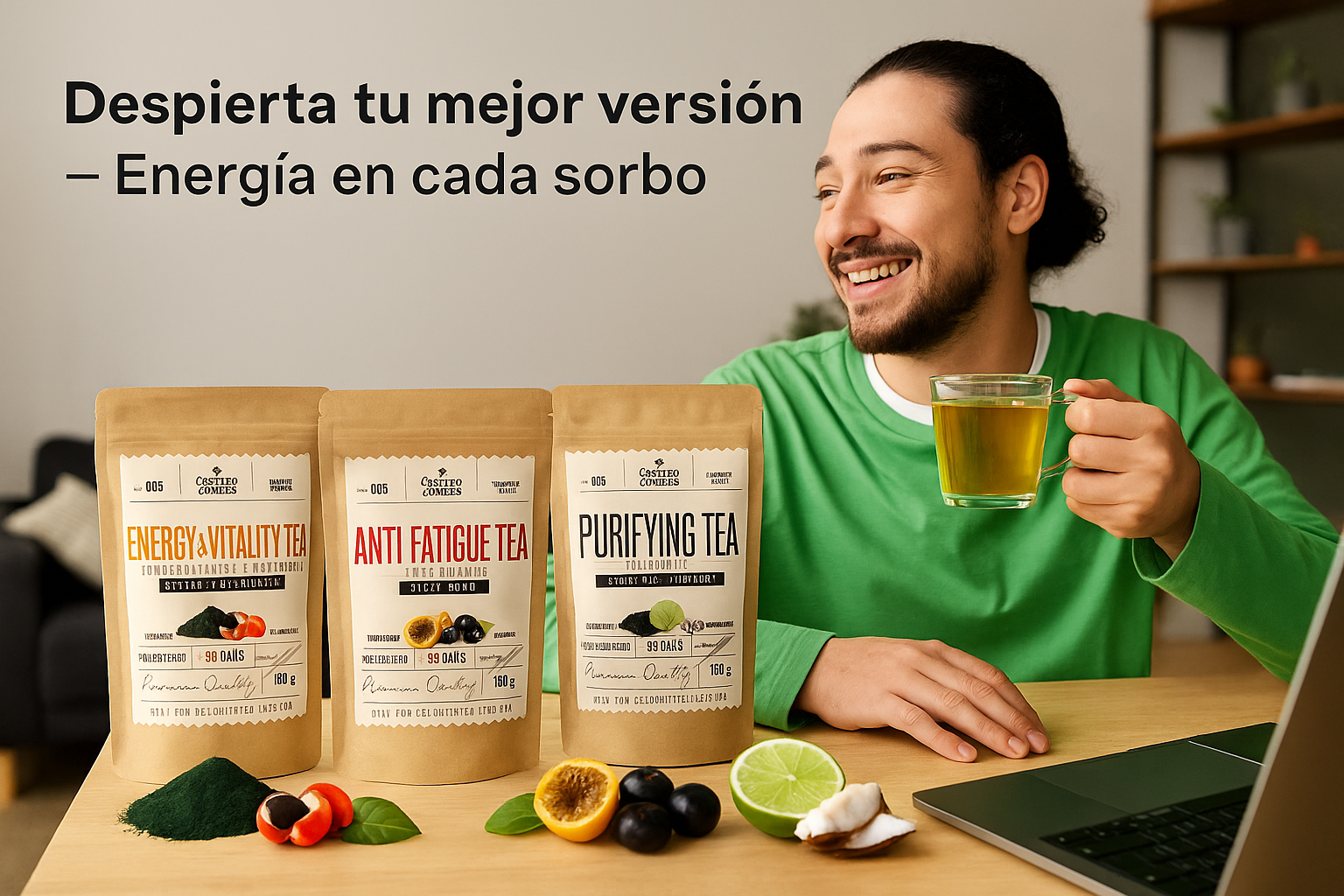Té energizante: cómo recuperar energía y mejorar la concentración con tés naturales