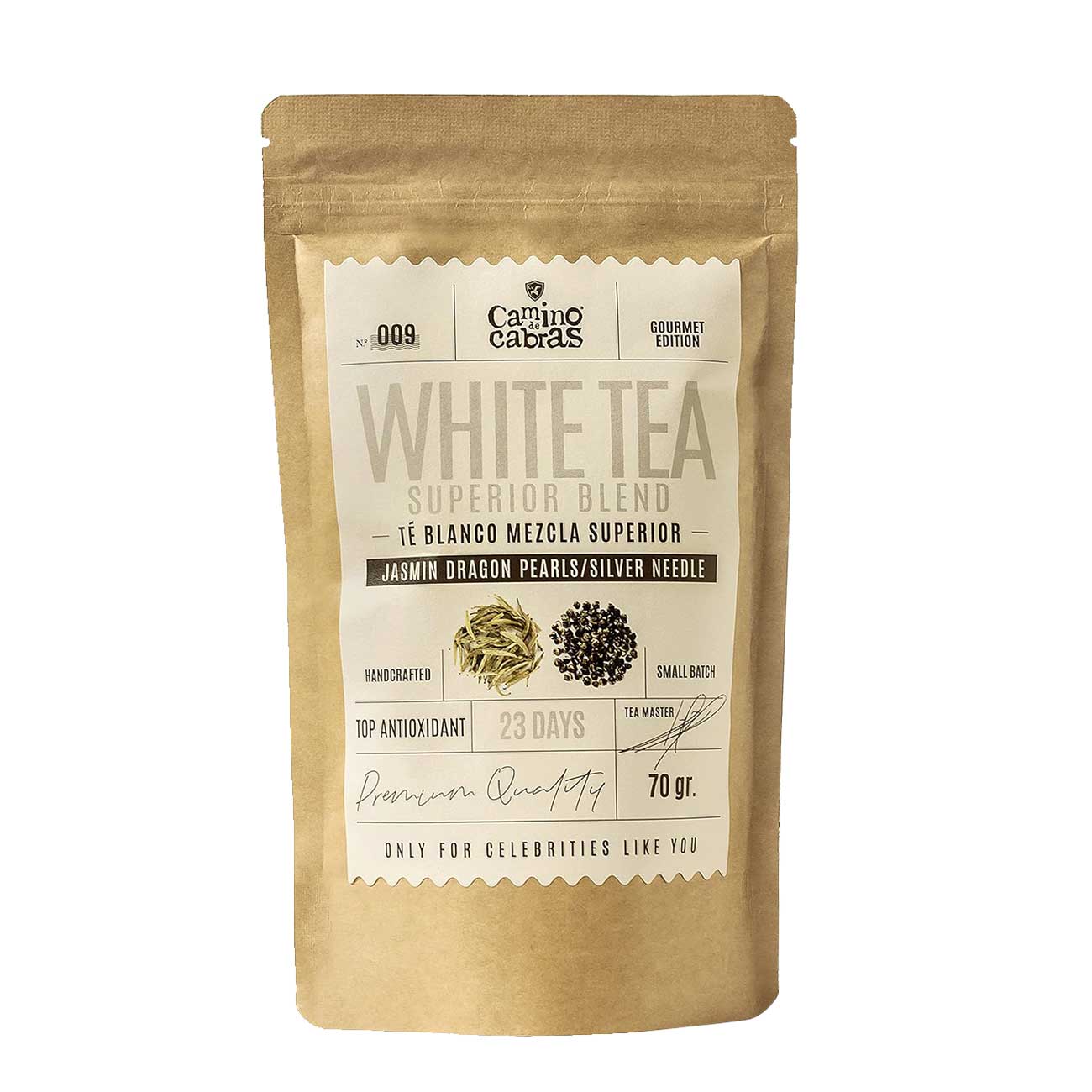 te blanco gourmet, te premium, te digestivo y relajante