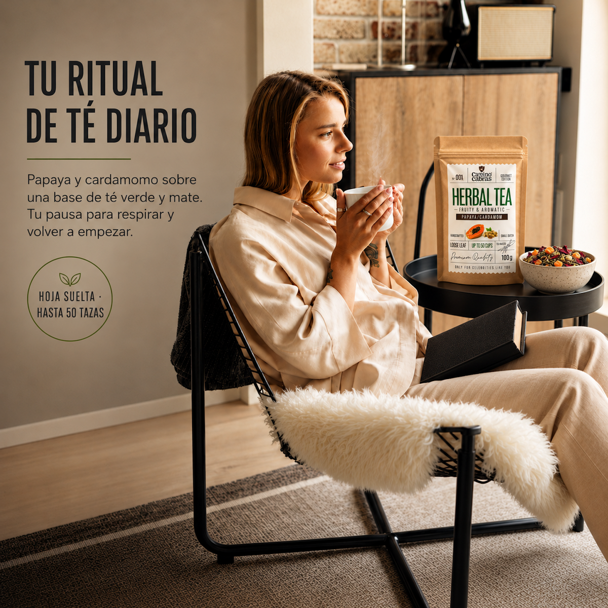 Herbal Tea Nº001 · Papaya & Cardamomo