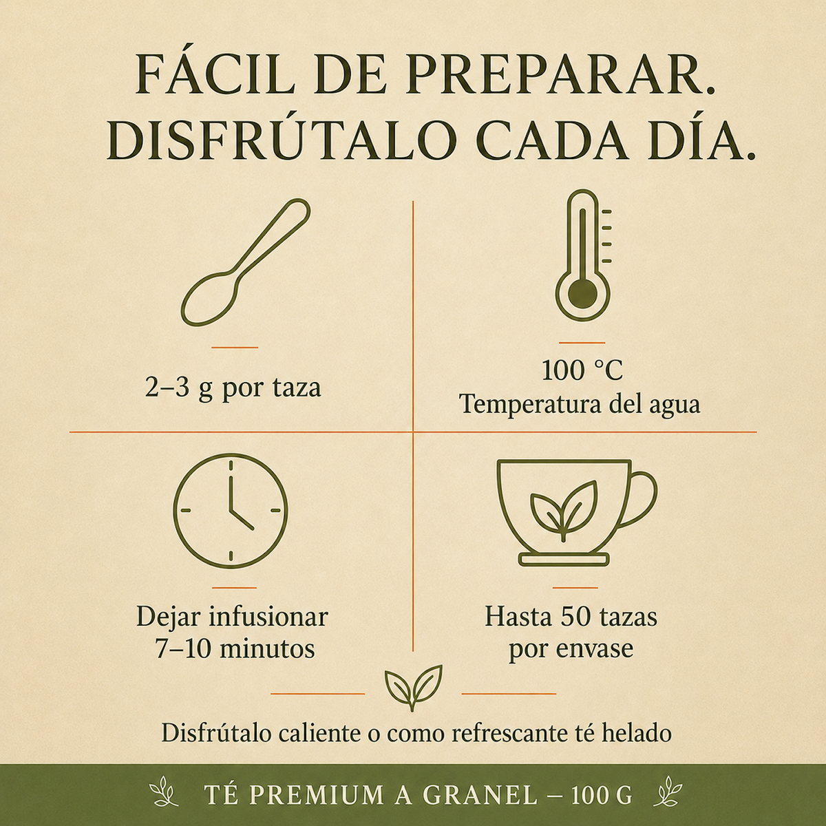 Herbal Tea Nº001 · Papaya & Cardamomo