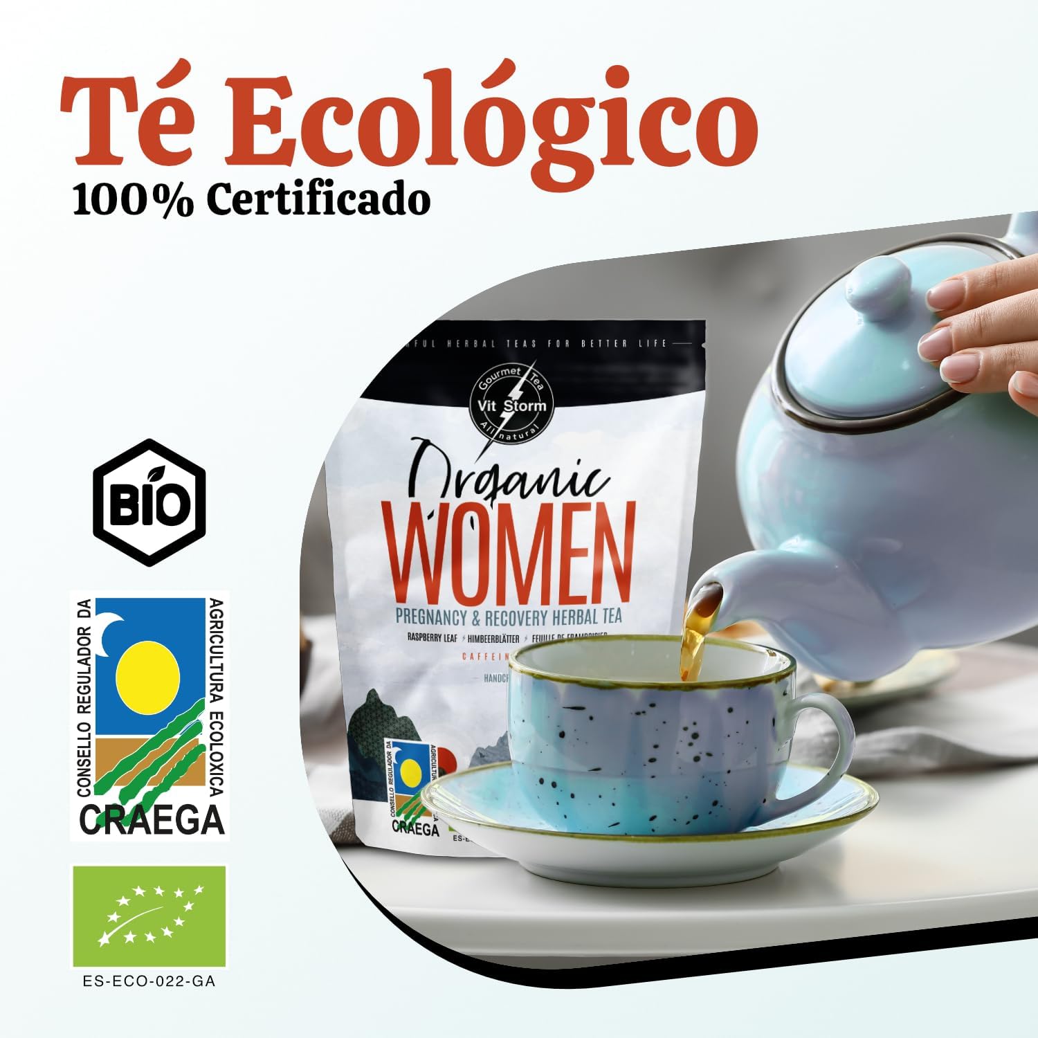 Té de Hojas de Frambuesa Ecológico – Vitstorm Bio