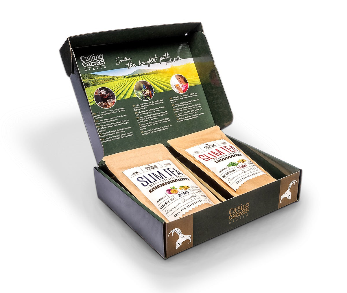 Pack Slim Tea Morning Boost + Slim Tea Night Caffeine Free