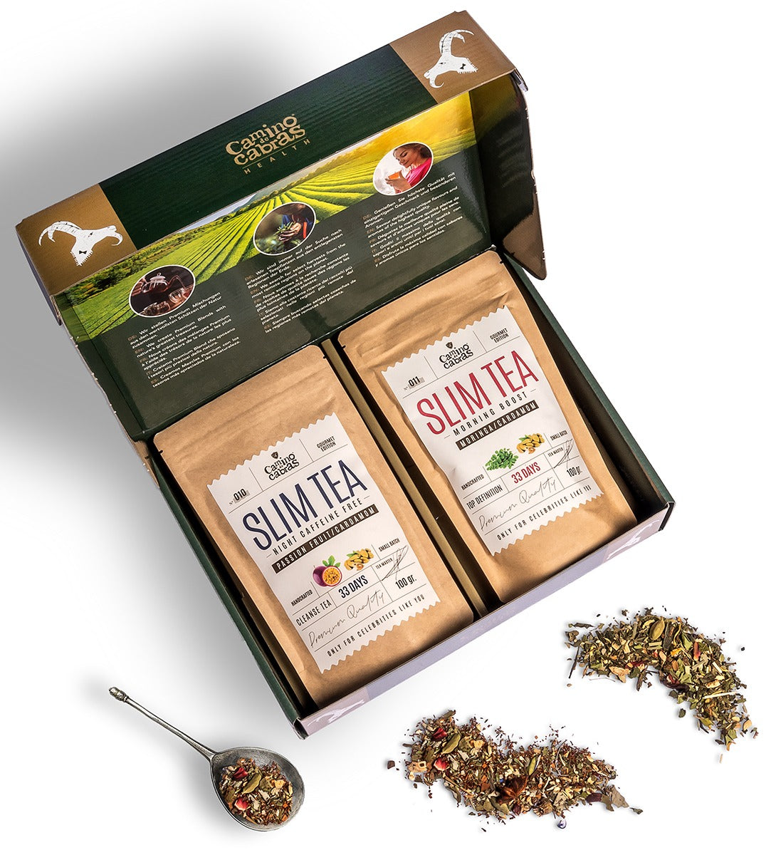 Pack Slim Tea Morning Boost + Slim Tea Night Caffeine Free